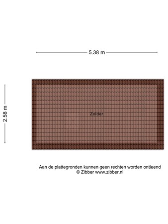 Floorplan - Oude Dijk 62, 5298 BE Liempde